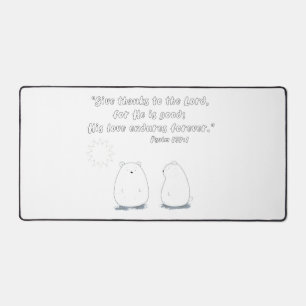 Religious Bible Verse Desk Mat