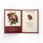 Religious Birthday Virgin Mary Rosary Card