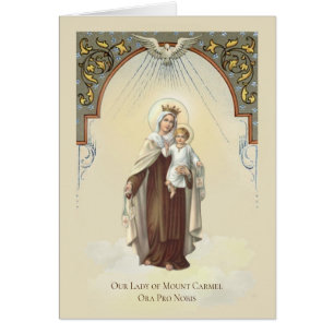 Religious Blessed Virgin Mary Jesus Mount Carmel