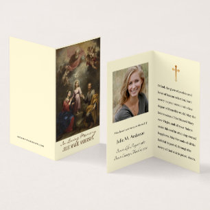 Religious Catholic Funeral Memorial Holy Cards