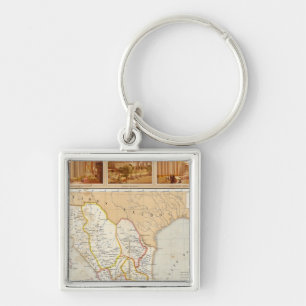Religious Chart of Mexico Keychain