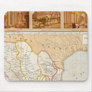 Religious Chart of Mexico Mouse Pad
