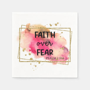 Religious Christian Bible Quote modern purple Napk Napkin