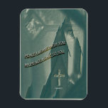 Religious Christian faith Peace I Leave with You  Magnet<br><div class="desc">A note with a Christian message can be used for all occasions during the year. My image was made in my studio.</div>