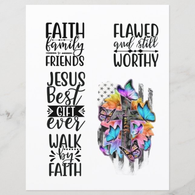 Religious Christian Jesus quotes Bible Verse (Front)