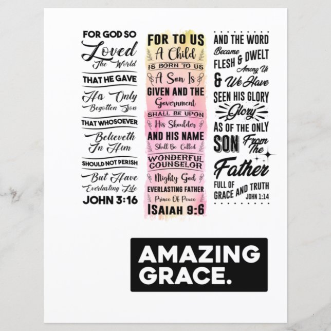 Religious Christian Jesus quotes Bible Verse (Front)