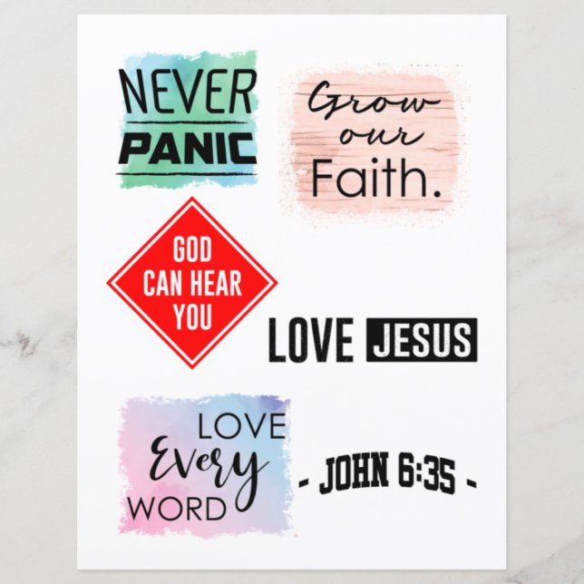 Religious Christian Jesus quotes Bible Verse (Front)