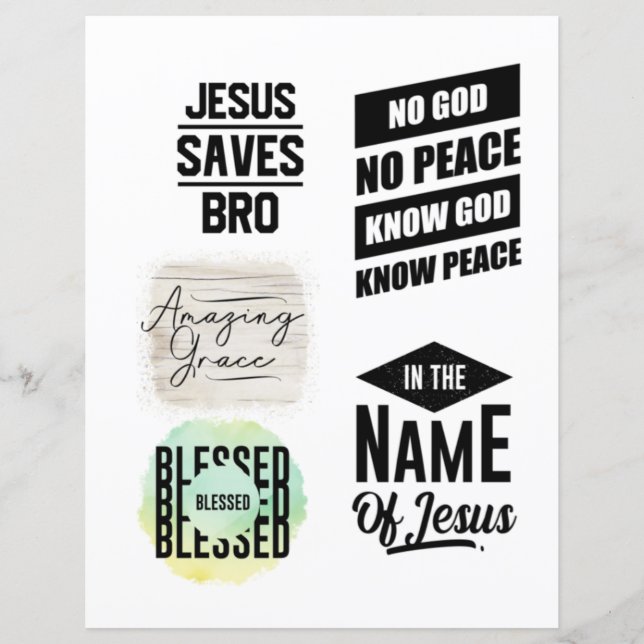 Religious Christian Jesus quotes Bible Verse (Front)