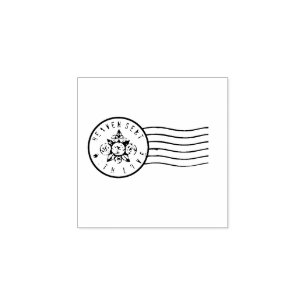 RELIGIOUS CHRISTIAN ROSES CANCELLATION RUBBER STAMP