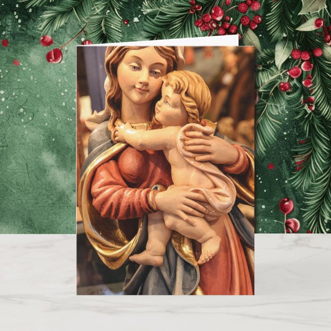 Religious Christmas Card Personalize Text Greeting (Creator Uploaded)
