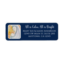 Religious Christmas Nativity Return Adress