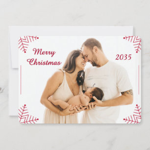 Religious Christmas Photo Card with Scripture 