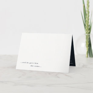 Religious Christmas Simplicity Photo Card