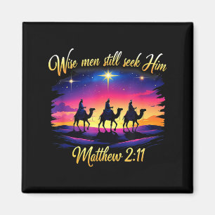 Religious Christmas Wise Men Still Seek Him 3 King Magnet