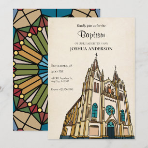 Religious Church Baptism Invitation