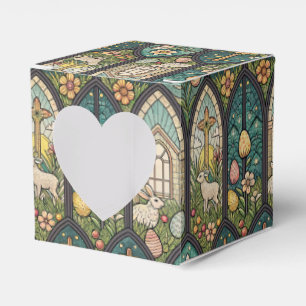 Religious Church Easter Windows Favor Box