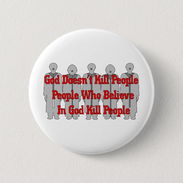 Religious Crazies 2 Inch Round Button (Front)