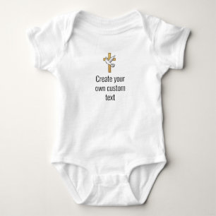 Religious Create your own custom text Ver1 Baby Bodysuit