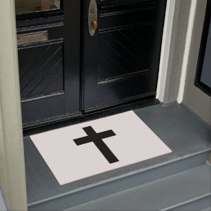 Religious Cross (Christian) Doormat
