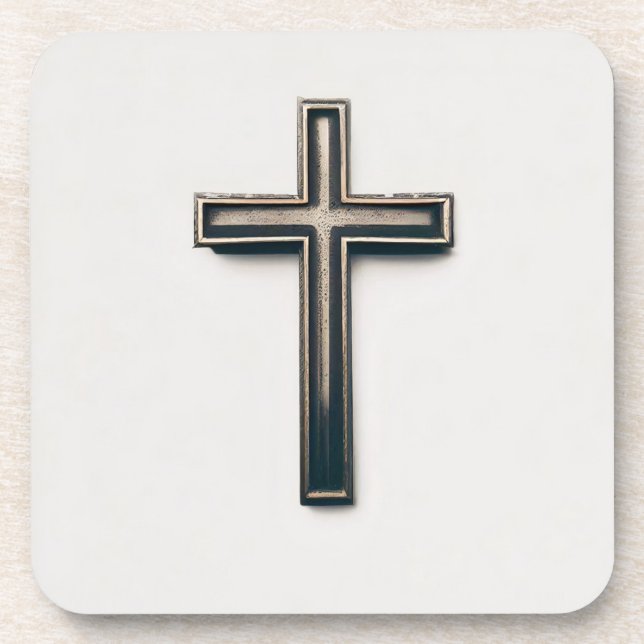 Religious Cross Coaster (Front)