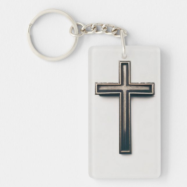 Religious Cross Keychain (Front)
