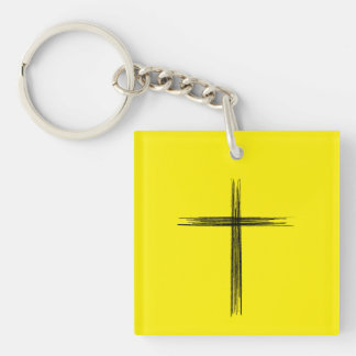 Religious Cross Keychain