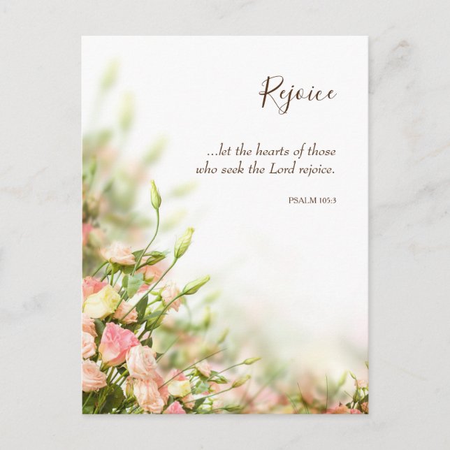Religious Easter Cards - Sentiments Rejoice (Front)