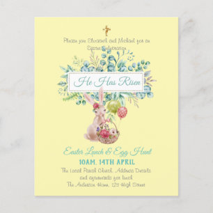 Religious Easter Invitation Budget