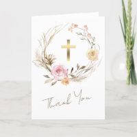 religious event Thank you card