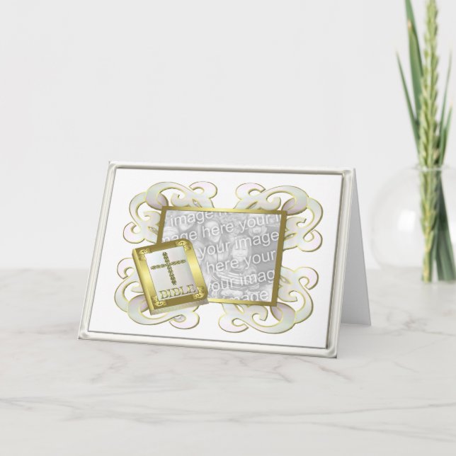 Religious Frame White Card (Front)