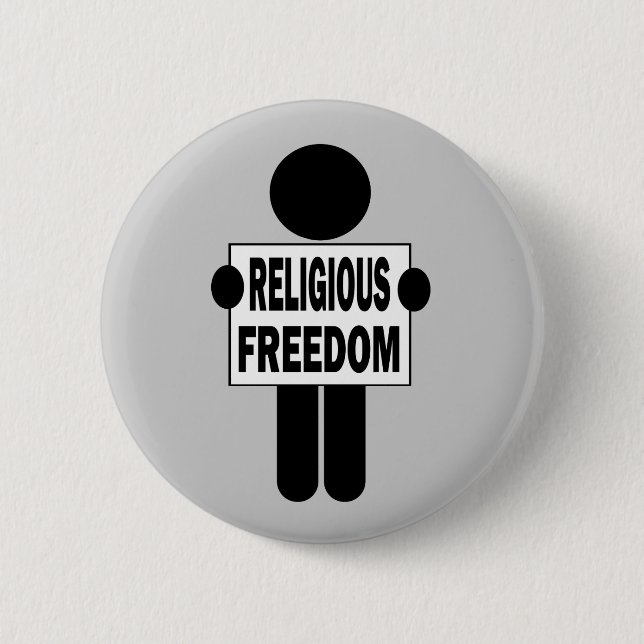 Religious Freedom 2 Inch Round Button (Front)
