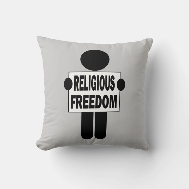Religious Freedom Throw Pillow (Front)