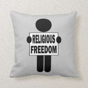 Religious Freedom Throw Pillow