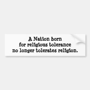 Religious Freedon Bumper Sticker