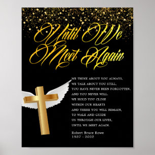 Religious Funeral Poem Sign