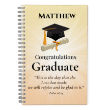 Religious Graduation Custom Name Golden Starburst