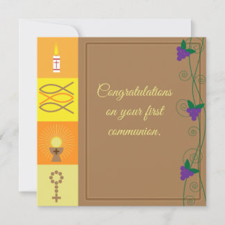 Religious Greeting Card With Customizable Text