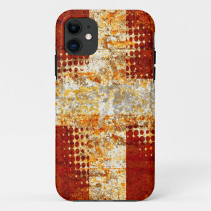 Religious halftone cross iPhone 11 case