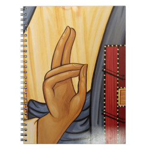 Religious Hand Signal Art Notebook