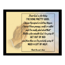 Religious Humour - Funny Prayer