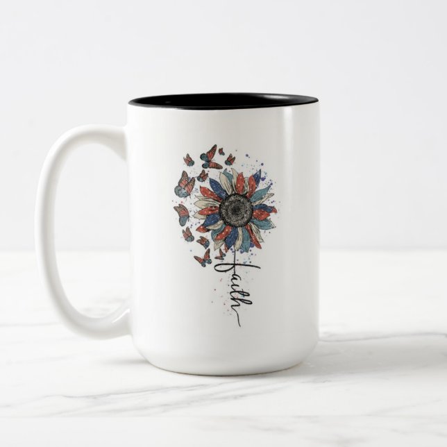 Religious, Inspirational, Motivational Coffee Mug (Left)
