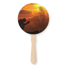Religious Jesus Hand fan