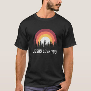 Religious Jesus Love You Christian   T-Shirt