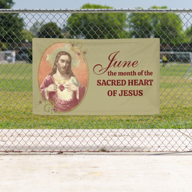Religious June Sacred Heart of Jesus  Banner (Insitu)