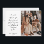 Religious, Merry Christmas, Christian Family Photo Holiday Card<br><div class="desc">Religious, Christian, Merriest Christmas, Season Greeting, Happiest Holiday, Merry Christmas. ( A silent night, a star above, a blessed gift of hope and love. A blessed Christmas to you! ) Celebrate the season with this family photo card (printed and / or digital download, greeting sent via email, as attachment) It...</div>