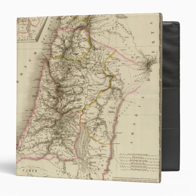 Religious Middle East atlas map Binder (Front/Inside)