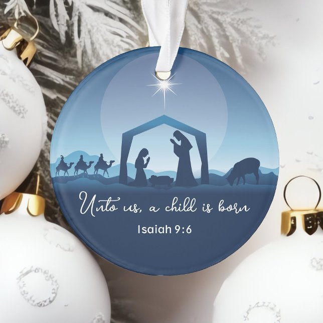 Religious Nativity Scene Bible Verse Christmas (Créateur téléchargé)
