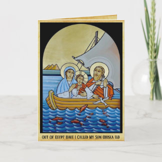 Religious Note Card, Gold Parchment Card