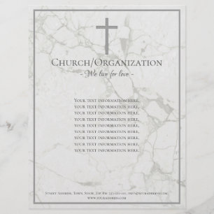 Religious Organization Marble Stone Letterhead