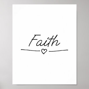 Religious quotes about faith poster